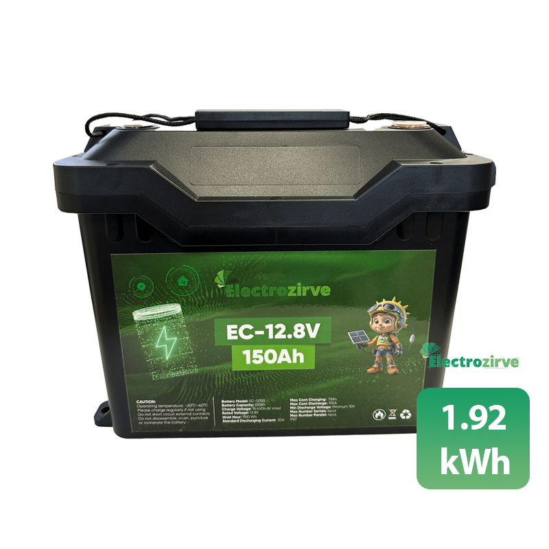 Electrozirve 12.8V 150Ah Lityum Akü