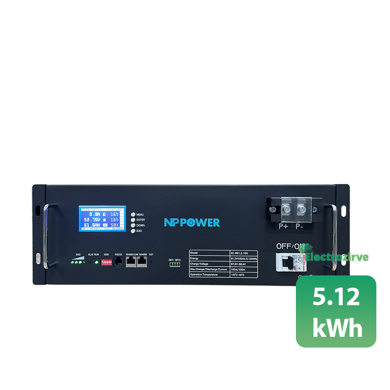 NP Power 51.2V 100Ah Lityum Akü