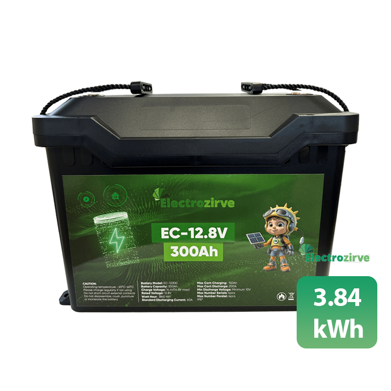 Electrozirve 12.8V 300Ah Lityum Akü